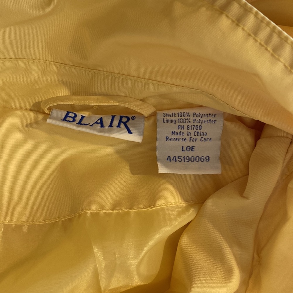 Blair butter yellow rain coat - Picture 10 of 10